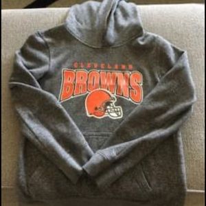 Cleveland Browns boys pullover hoodie 8/10